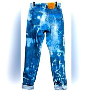 LEVIS- Trendy Blue Tie-Dye  👖Jeans